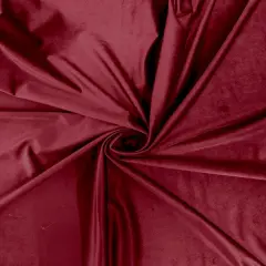 1 Yard Royale Velvet Fabric for Upholstery Drapery Home Decor Crafts 60 Inches Width Red