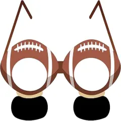 4E's Novelty 24 36 Pack Football Party Paper Glasses Bulk &ndash; Football Party Favors for Kids 8-12 &ndash; Football Party Supplies &ndash; Football Themed Party Decorations