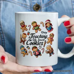 Gingerbread Teacher Mug, Teaching My Smart Cookies Gift