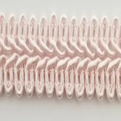 1/2" Chinese French Braid Gimp Trimming - 12 Continuous Yards - Many Colors! Light pink