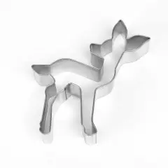 4.5&rdquo; Fawn Deer Metal Cookie Cutter