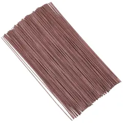 400 PCS 16 Inch Floral Wire Stems,14 Gauge Floral Wire for Wiring Fresh Flowers, Creating Floral Crowns, DIY Crafts, Artificial Flower, Brown