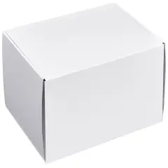 Pack/6: White Decorative Mailer - 12 x 9 x 5"