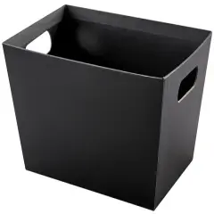 Pack/3: Black Baskety Tray - 14 x 9 x 6"