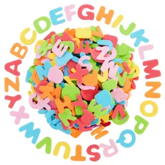 1300 Pieces Small Foam Letter Stickers for Crafts, 50 Sets of Adhesive A-Z Alphabets for Kids (6 Colors) Multicolor