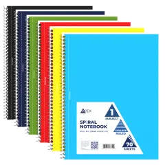 1-Subject Spiral Notebook, College-Ruled, 70 Sheets &ndash; 48 Ct