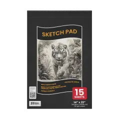 Top-Spiral 14x22 in Sketch Pad &ndash; 15 Sheets &ndash; 12 Ct