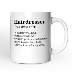 Hairdresser Definition Mug, Funny Stylist Gift