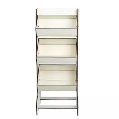 33 in Natural 3 Tier Laser Cut Wooden Cupcake Dessert DISPLAY STAND Party Events