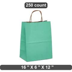 Sturdy Kraft Tinted Shopping Bag 16" x 6" x 12"