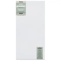 Blick Premier Stretched Cotton Canvas - Traditional Profile, Back-Stapled, 18" x 36"