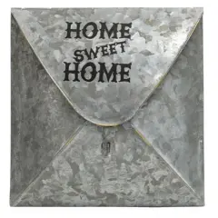 Home Sweet Home Galvanized Envelope Post Box