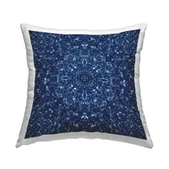 Geometric Mosaic Pattern Decorative Printed Throw Pillow Design by El Perkin, 18 x 7 x 18