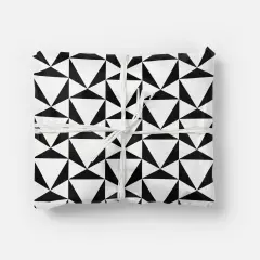 Black & White Geo Shape Gift Wrap VIII