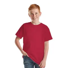 BELLA + CANVAS&reg; Youth Short Sleeve Crewneck Jersey T-Shirt Red