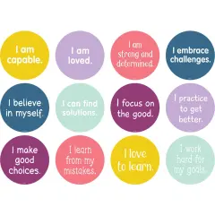 Spot On Carpet Markers Positive Mindset, 4", Pack of 12