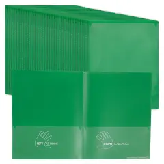 2-Pocket Parent-Teacher Classroom Communication Folder, 36-Piece Green