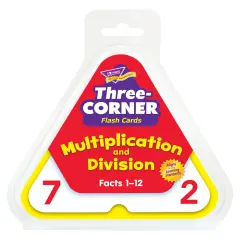 Multiplication and Division Three-Corner&reg; Flash Cards