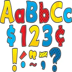 Superhero Funtastic 4" Letters Combo Pack (TCR5845)