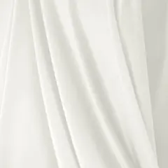 1 Yard Stretch Velvet Fabric Solid Optic White Drapey Apparel Material 58/60" width