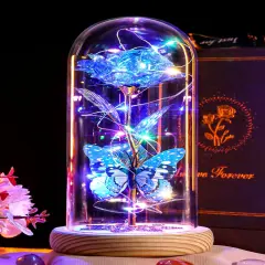 Galaxy Glass Rose Birthday Gifts