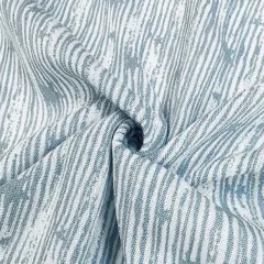 1 Yard Blue Rayon Crinkle Fabric with Elegant Pleated Texture for Dresses Skirts and Blouses 50/52 Inch Width