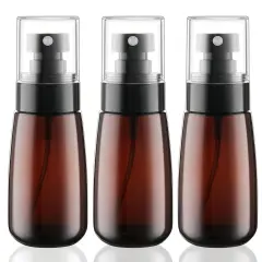 Travel Spray Bottle 2oz 60ml 3 Pack - Brown