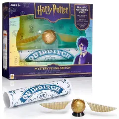 Wizarding World: Mystery Flying Golden Snitch - Illusion Movement & Trick Toy, Hand Thread Suspension, Harry Potter Collectible Quidditch Ball Replica