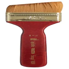 Princeton Series 4050 Heritage Synthetic Sable Brush-Short Handle Angle Flat Wash 1 1/2"