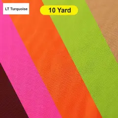 Stretch Mesh Solid Stretch Mesh Fabric LT Turquoise