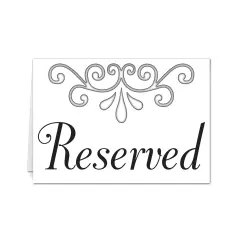48 Piece Bulk Reserved Table Cards