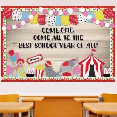 81 Pcs Circus Theme Bulletin Board Set