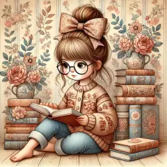 5D Reading Book Diamond Painting Kits for Adults