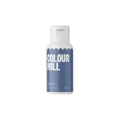 20ml Oil Based Colouring Denim Rich Vibrant Gel Colour Perfect For Buttercream Chocolate Cake Ganache