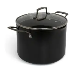 Blu. Cookware 8.5QT Stock Pot with Double Strainer Lid, Non-Toxic