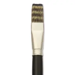 Escoda Vintage Synthetic Brush - Flat, LongHandle, Size 20