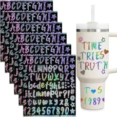 Vinyl Letter Stickers for Stanley Cups Waterproof