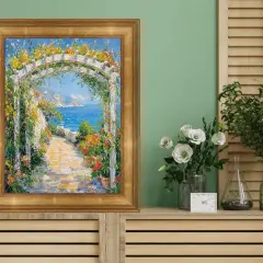 Vintage Antique Gold Picture Frame 32x24 frame