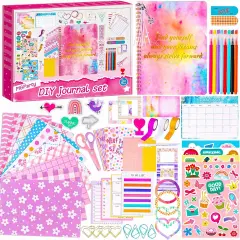 DIY Journal Kit with Stickers & Scrapbook Supplies