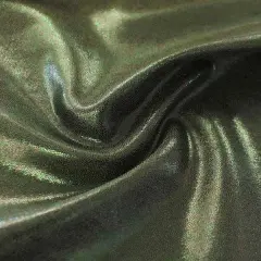 Mystique Foiled Spandex Fabric Forest/Dark Green