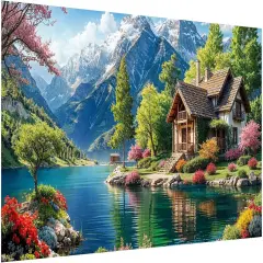 Mountain Large Landscape Diamond Art Painting Kits for Adults