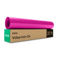 Cricut Value Iron-On Roll- Magenta Heat Transfer Vinyl 12 in x 20 ft