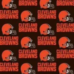 Licensed NFL Cleveland Browns Cotton 6735D Fabric by the Yard