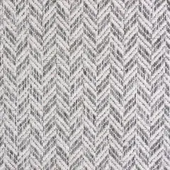 Chevron High-Durability Polyester Upholstery Fabric Metal