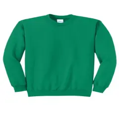 Port & Company&reg; Core Fleece Crewneck Long Sleeve Sweatshirt Kelly
