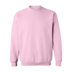Gildan&reg; Midweight Crewneck Long Sleeve Sweatshirt Light Pink