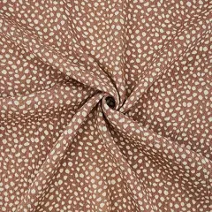 1 Yard Taupe & Beige Rayon Crinkle Fabric Ideal for Dresses, Blouses & Lightweight Apparel 50/52&rdquo; Width Taupe/Beige