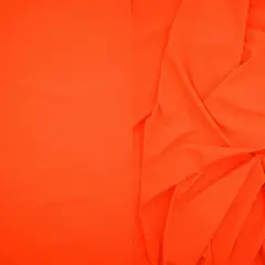 1 Yard Drapery Fabric Peach Skin Solid Stretch Woven Soft Brushed 57/58" Width ORANGE