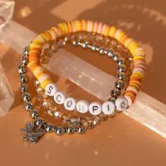 Jewelry Made By Me Zodiac Bracelet Kit-Scorpio