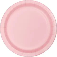 Classic Pink 9" Round Dinner Plate - 24ct